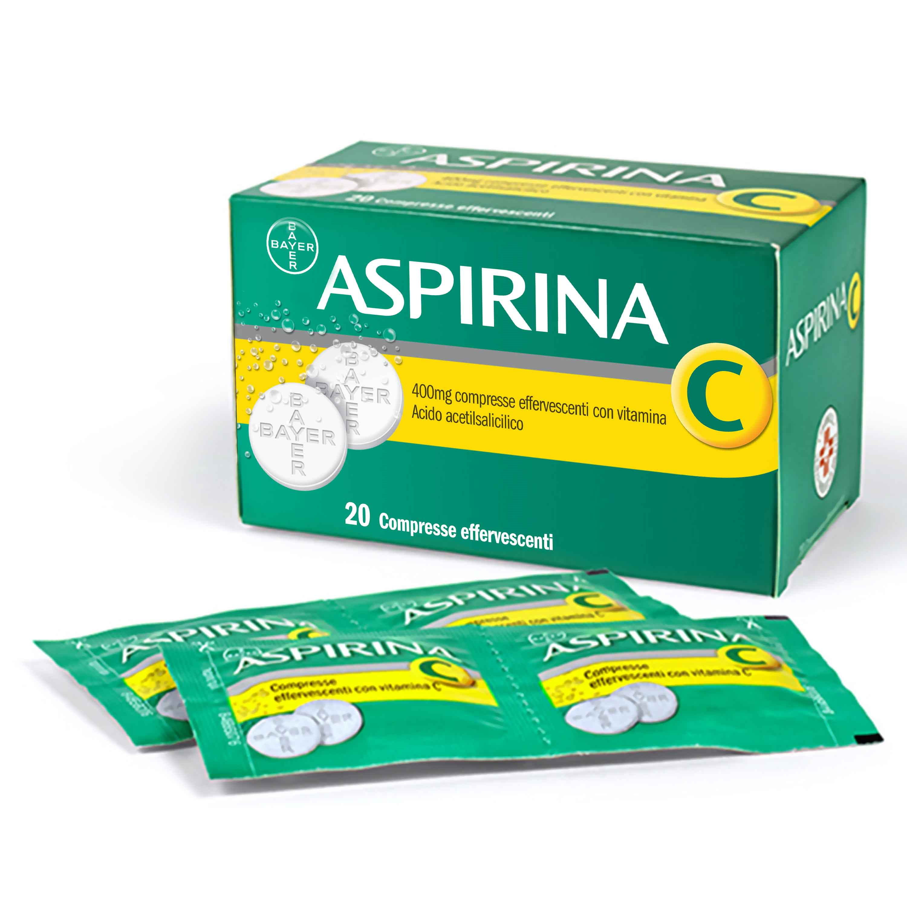 ASPIRINA C*20CPR EFF 400+240MG - Luckyfarma.it