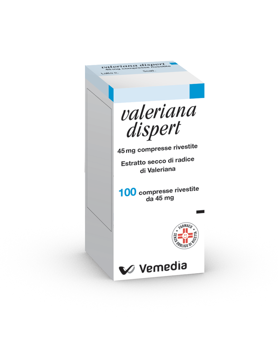 VALERIANA DISPERT*100CPR RIV45 - Luckyfarma.it