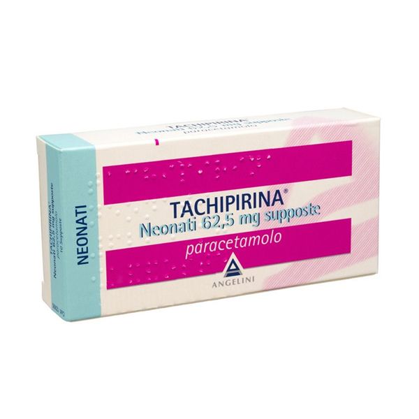 TACHIPIRINA*NEO 10SUPP 62,5MG - Luckyfarma.it