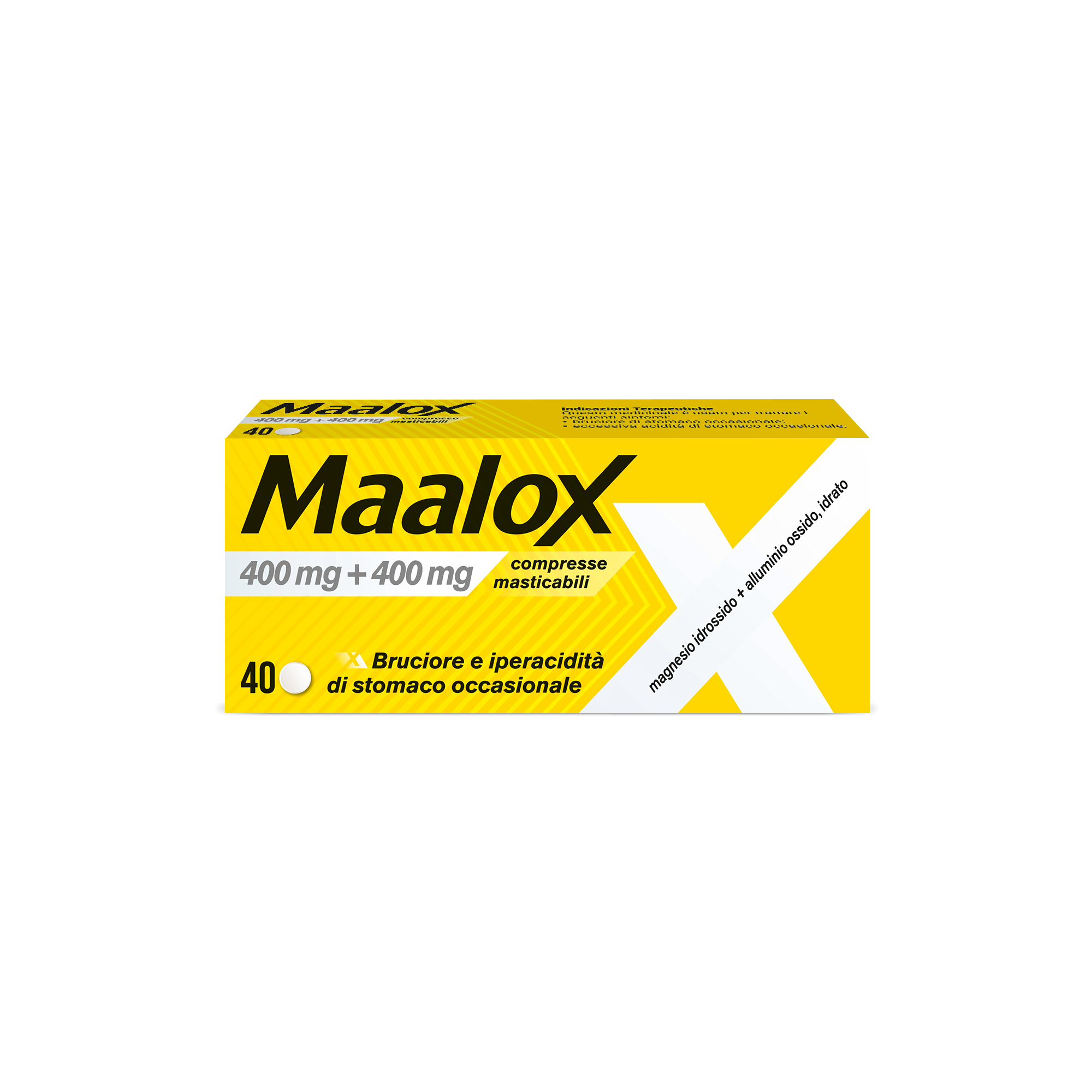 MAALOX*40CPR MAST 400MG+400MG - Luckyfarma.it