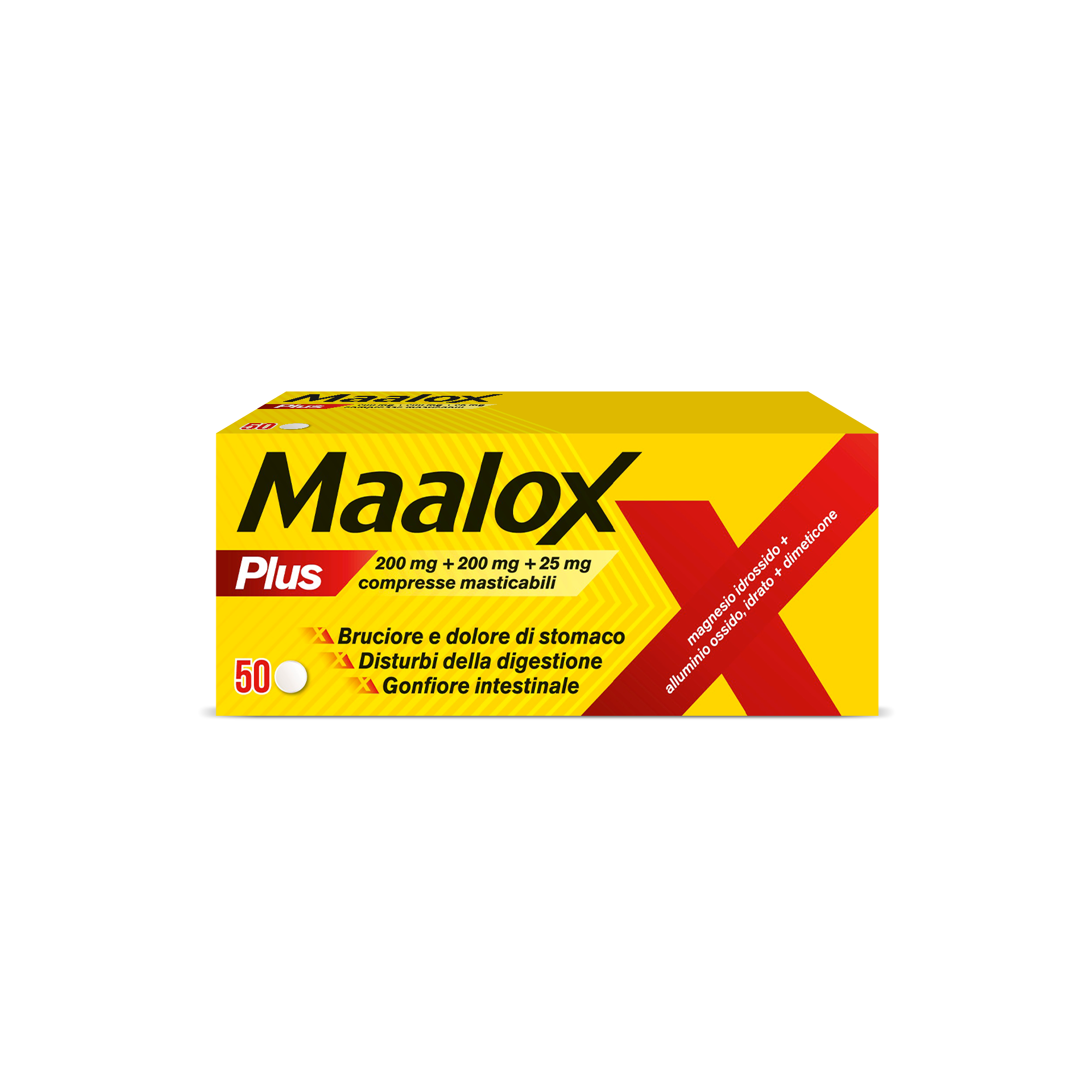 MAALOX PLUS*50CPR MAST - Luckyfarma.it