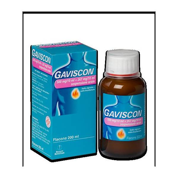 GAVISCON*OS 500MG+267MG/10ML - Luckyfarma.it