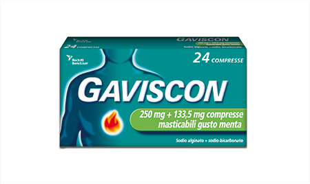 GAVISCON*24CPR MENT250+133,5MG - Luckyfarma.it