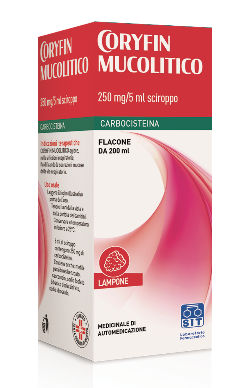 CORYFIN MUCOLITICO*SCIR 200ML - Luckyfarma.it