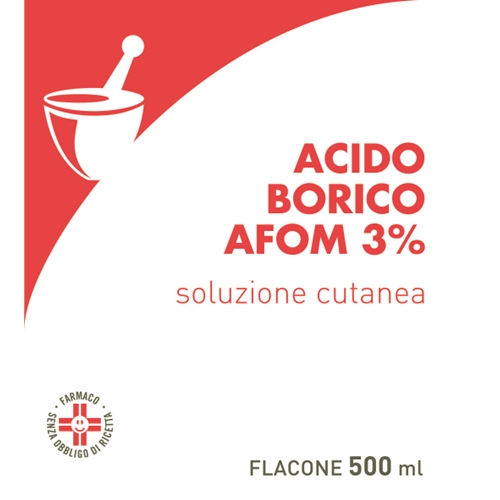 ACIDO BORICO AFOM*3% 500ML - Luckyfarma.it