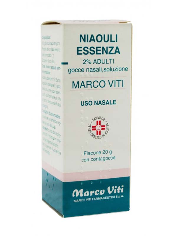 NIAOULI ESSENZA MV*2% GTT 20G - Luckyfarma.it