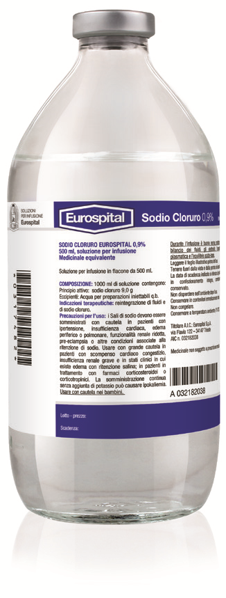 SODIO CLORURO EUROS*0,9% 500ML - Luckyfarma.it