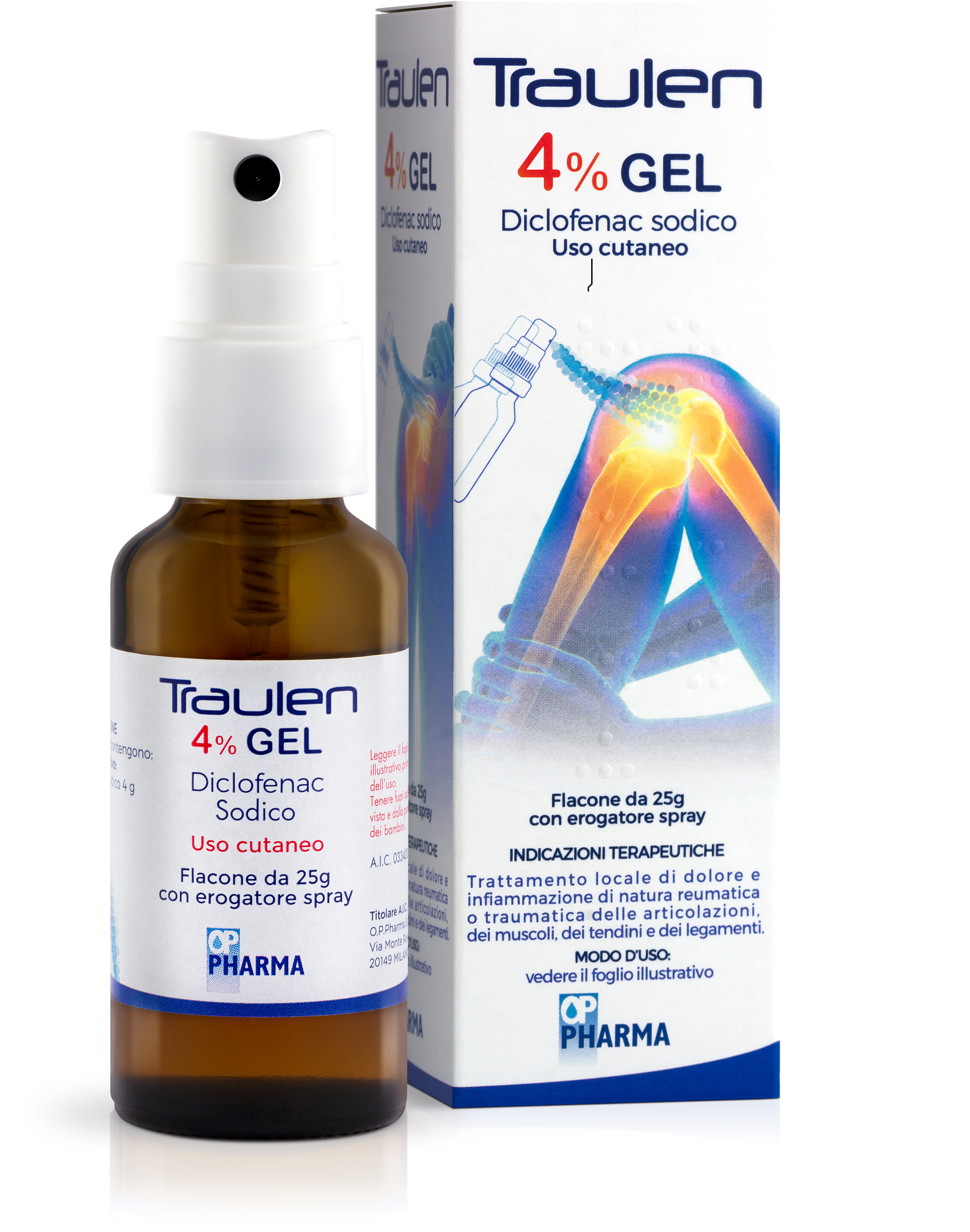 TRAULEN*GEL FL 25G 4% C/EROG - Luckyfarma.it