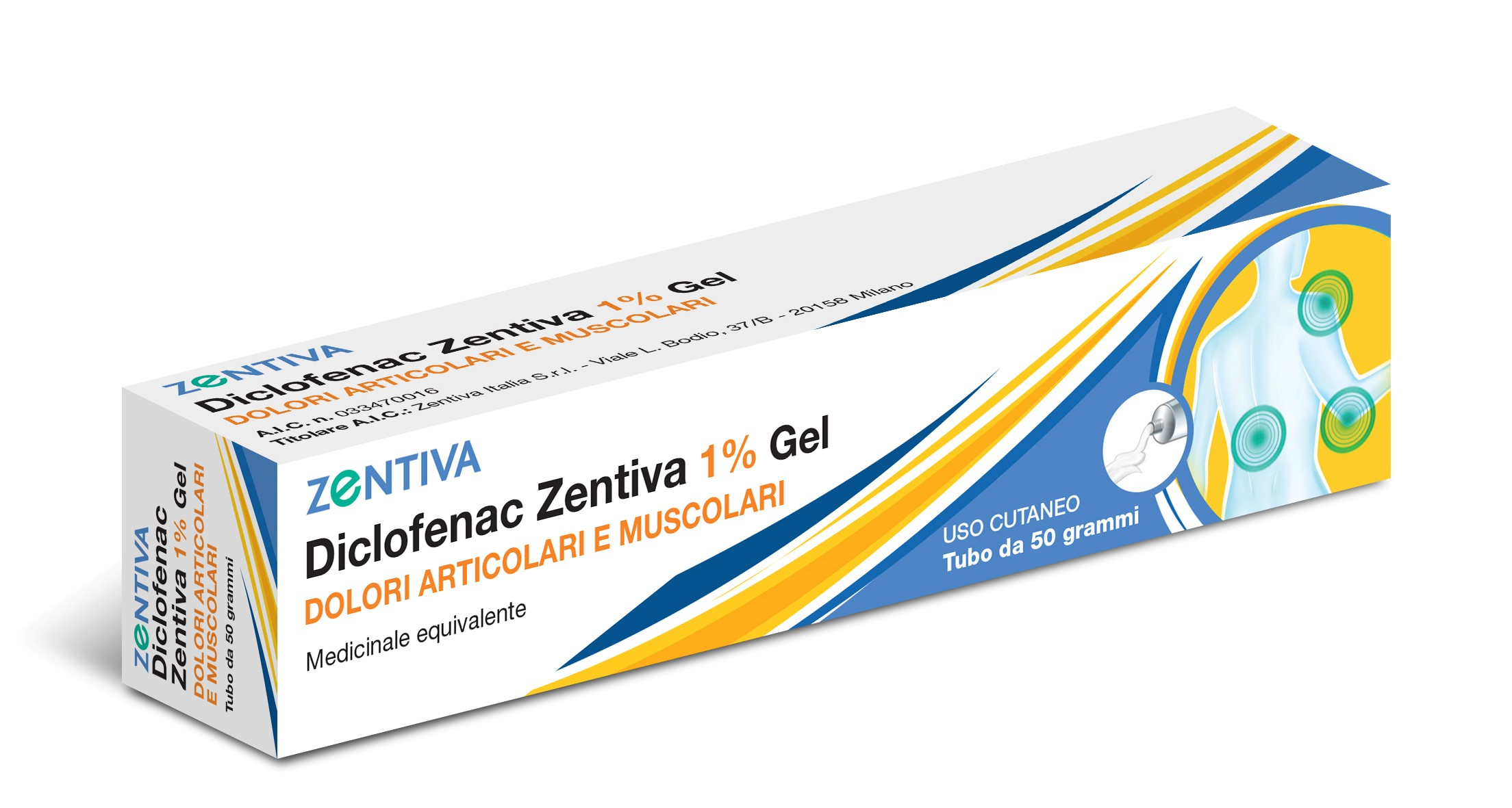 DICLOFENAC ZENTIVA*GEL 50G 1% - Luckyfarma.it