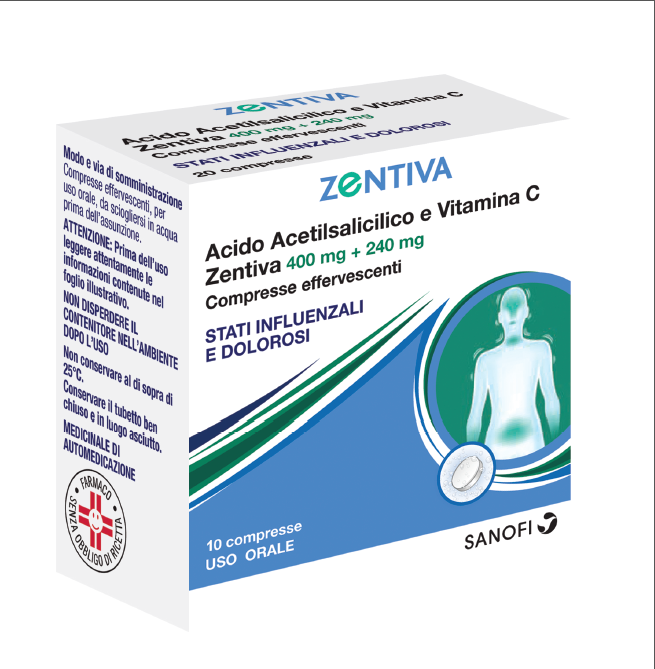 ACIDO ACETILS VIT C ZEN*10CPR - Luckyfarma.it