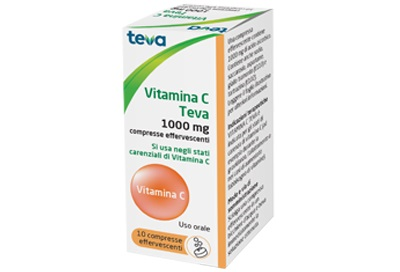 VITAMINA C TEVA*10CPR EFF 1G - Luckyfarma.it