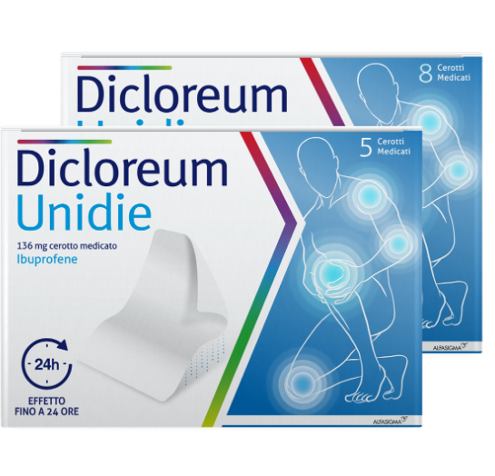DICLOREUM UNIDIE*5CER 136MG24H - Luckyfarma.it