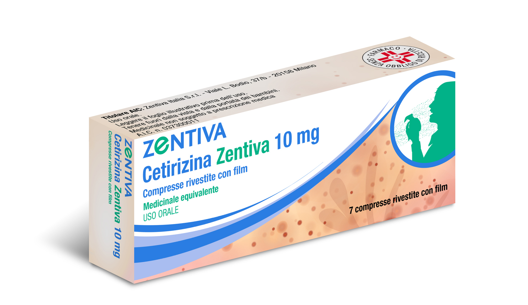 CETIRIZINA ZENT*7CPR RIV 10MG - Luckyfarma.it