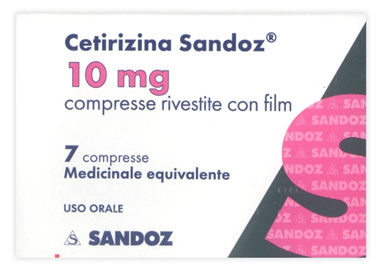 CETIRIZINA SAND*7CPR RIV 10MG - Luckyfarma.it