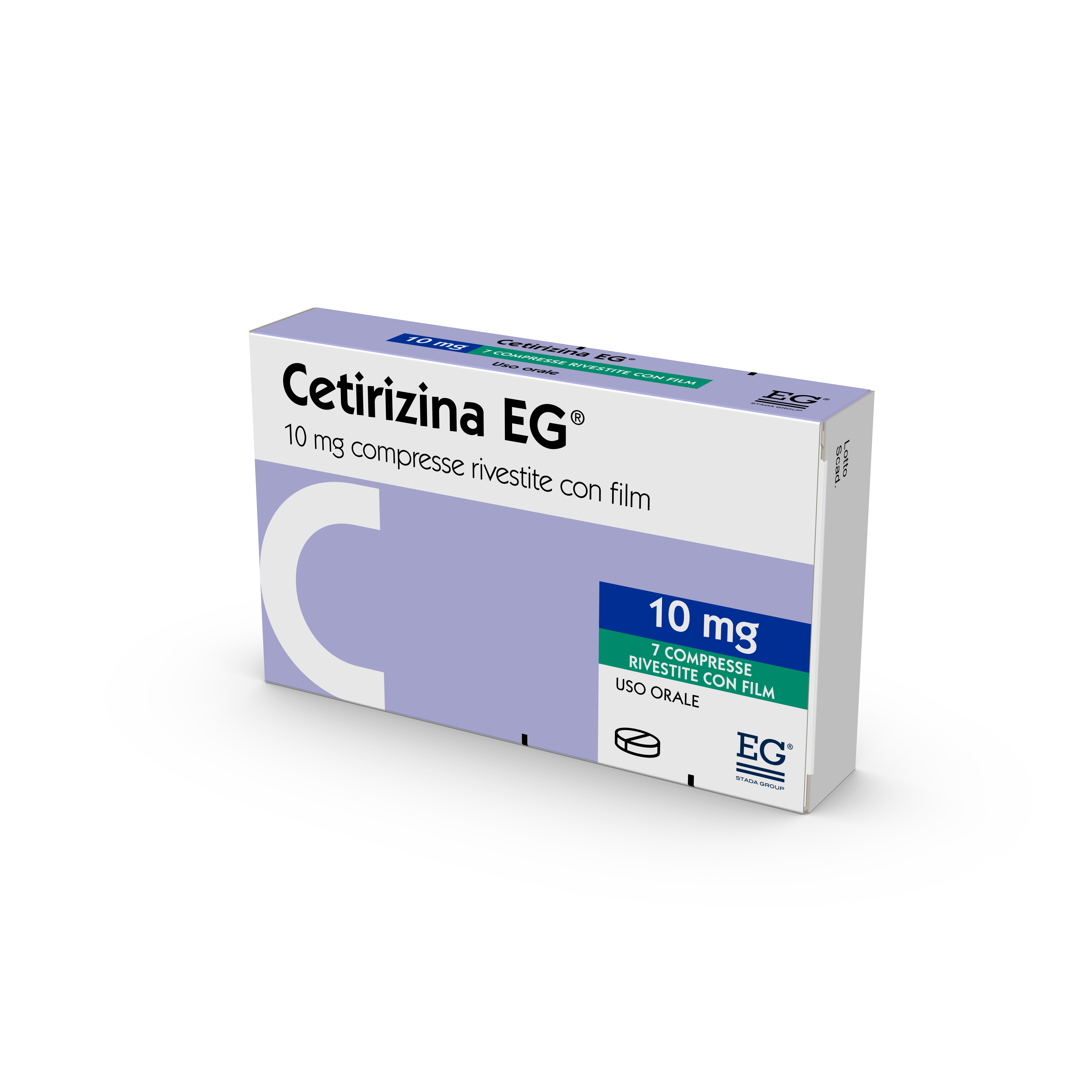 CETIRIZINA EG*7CPR RIV 10MG - Luckyfarma.it
