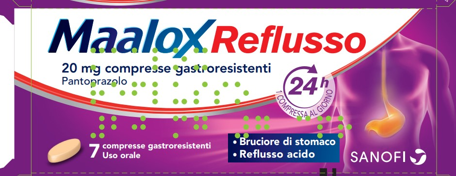 MAALOX REFLUSSO*7CPR 20MG - Luckyfarma.it