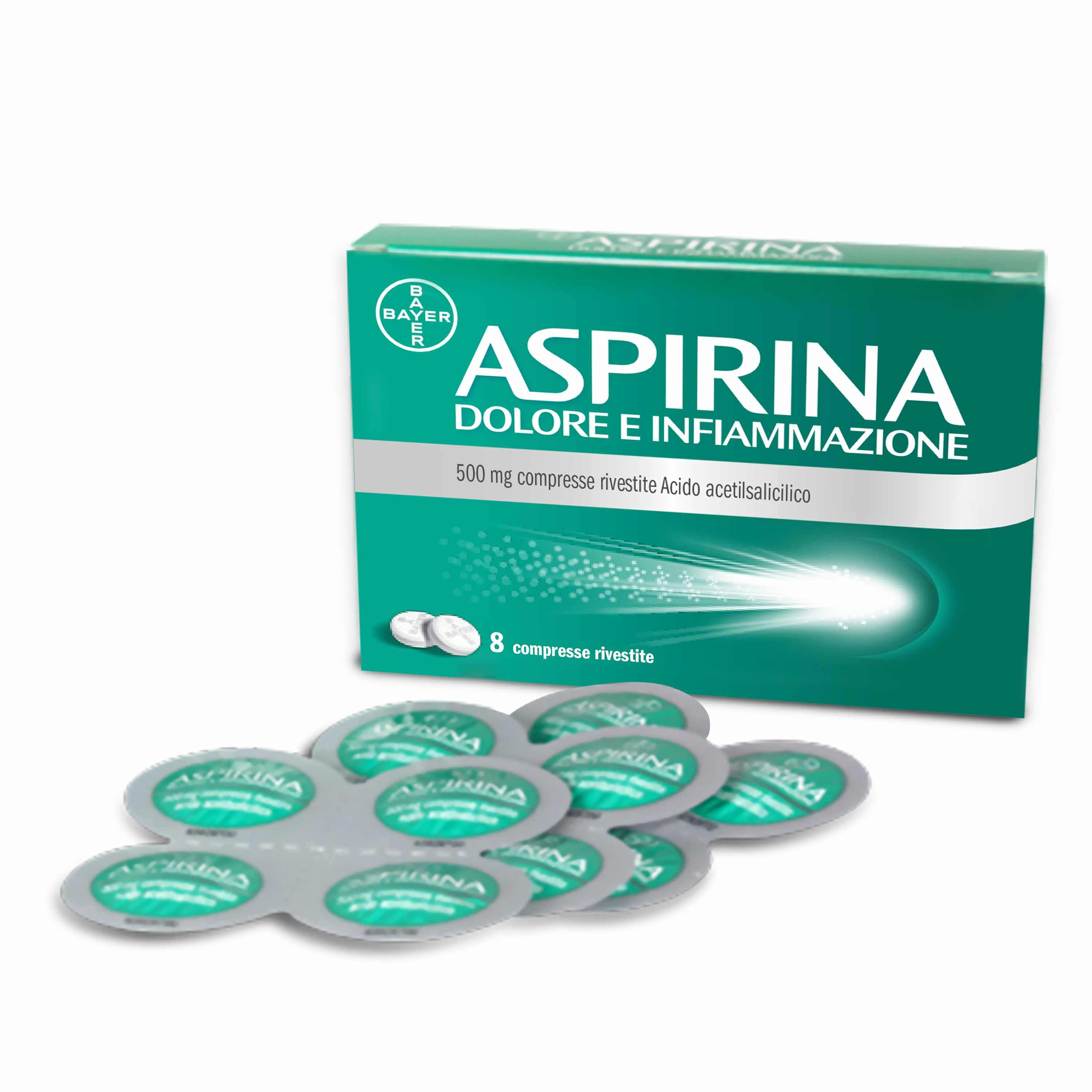 ASPIRINA DOLORE INF*8CPR 500MG - Luckyfarma.it