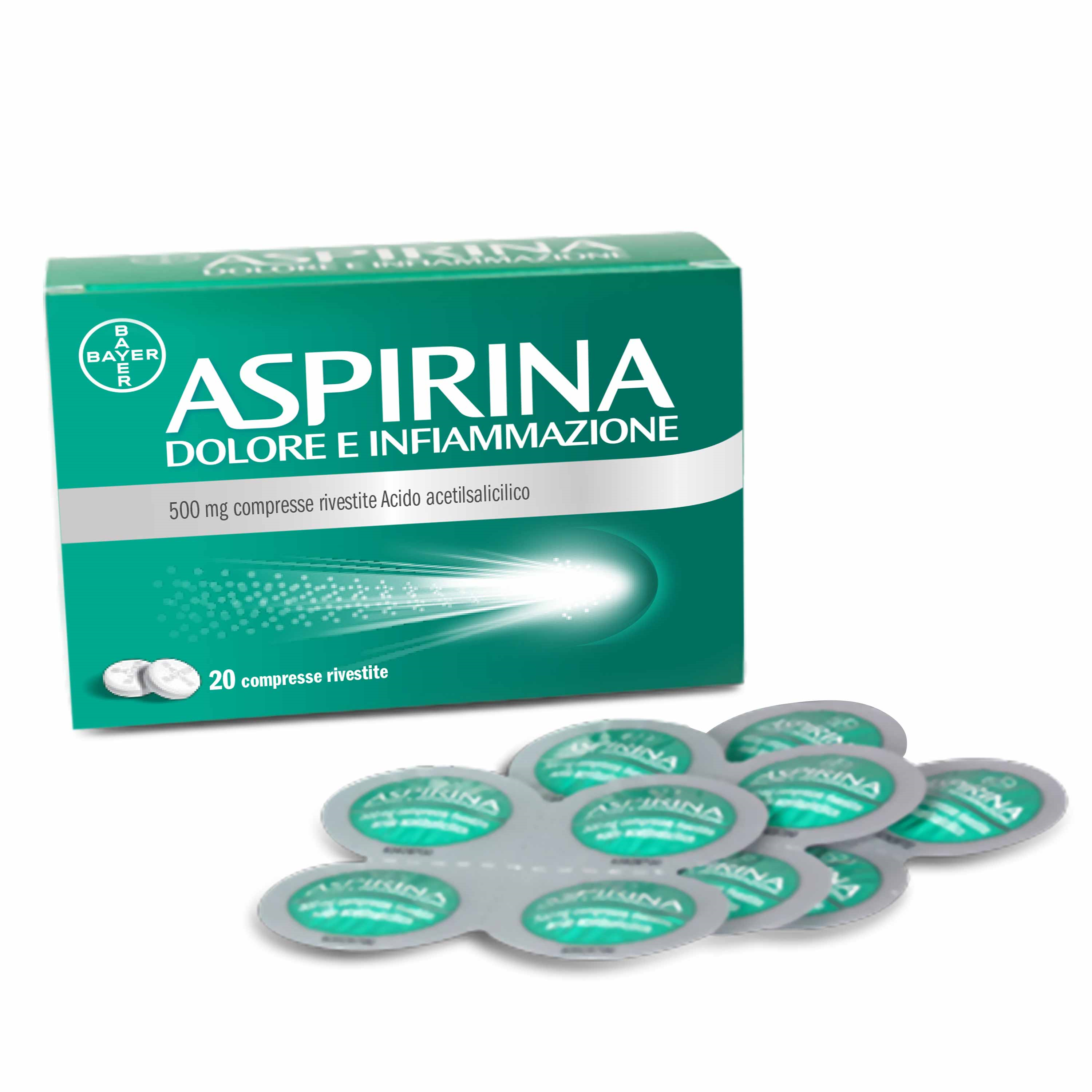 ASPIRINA DOLORE INF*20CPR500MG - Luckyfarma.it