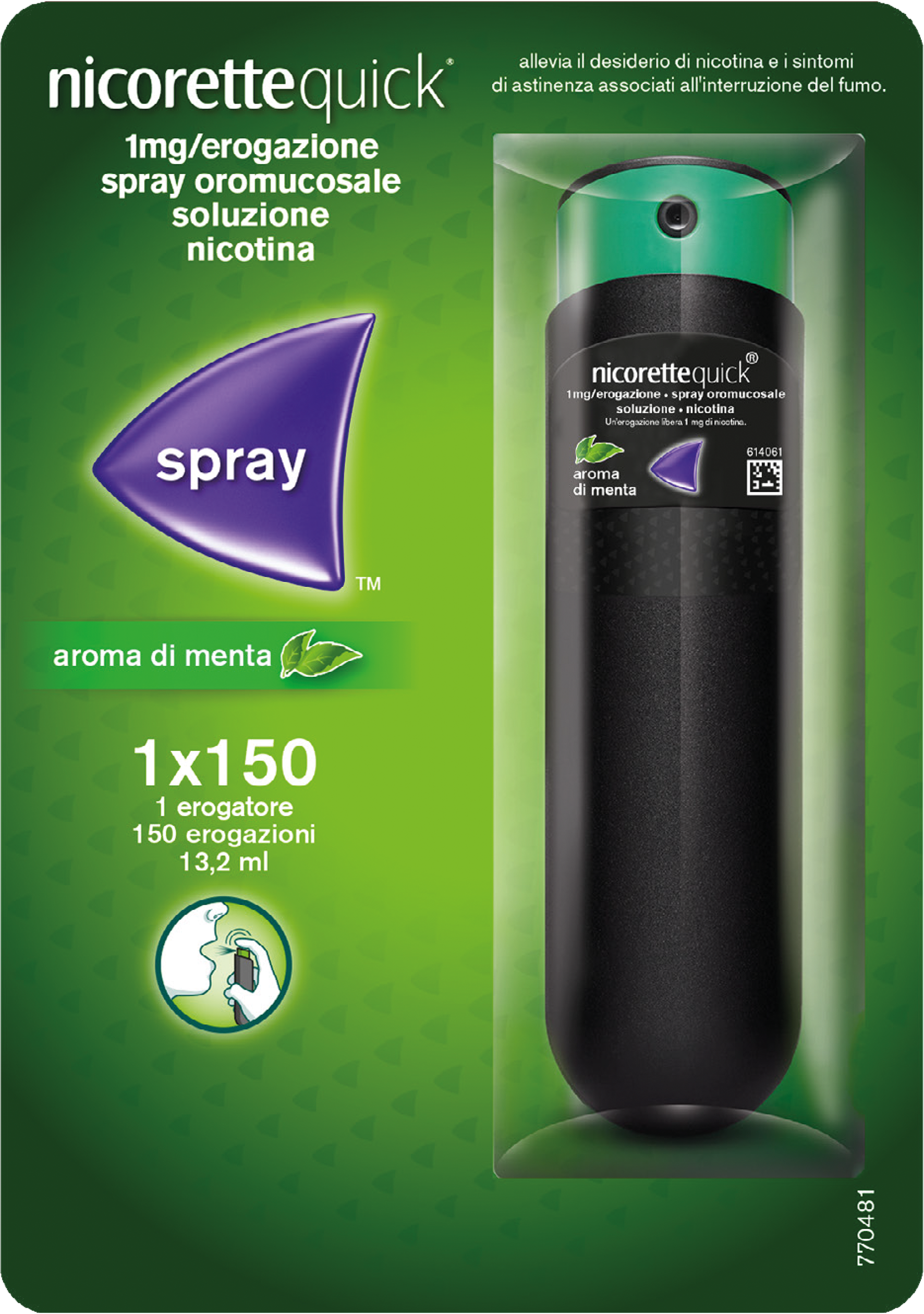 NICORETTEQUICK*SPRAY 1FL 150D - Luckyfarma.it