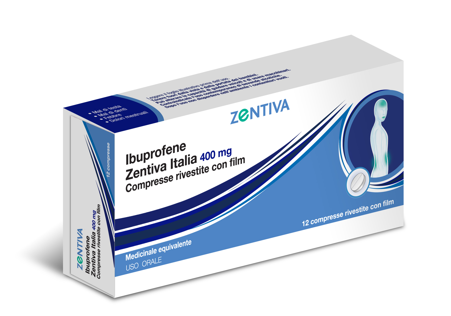 IBUPROFENE ZENT IT*12CPR 400MG - Luckyfarma.it