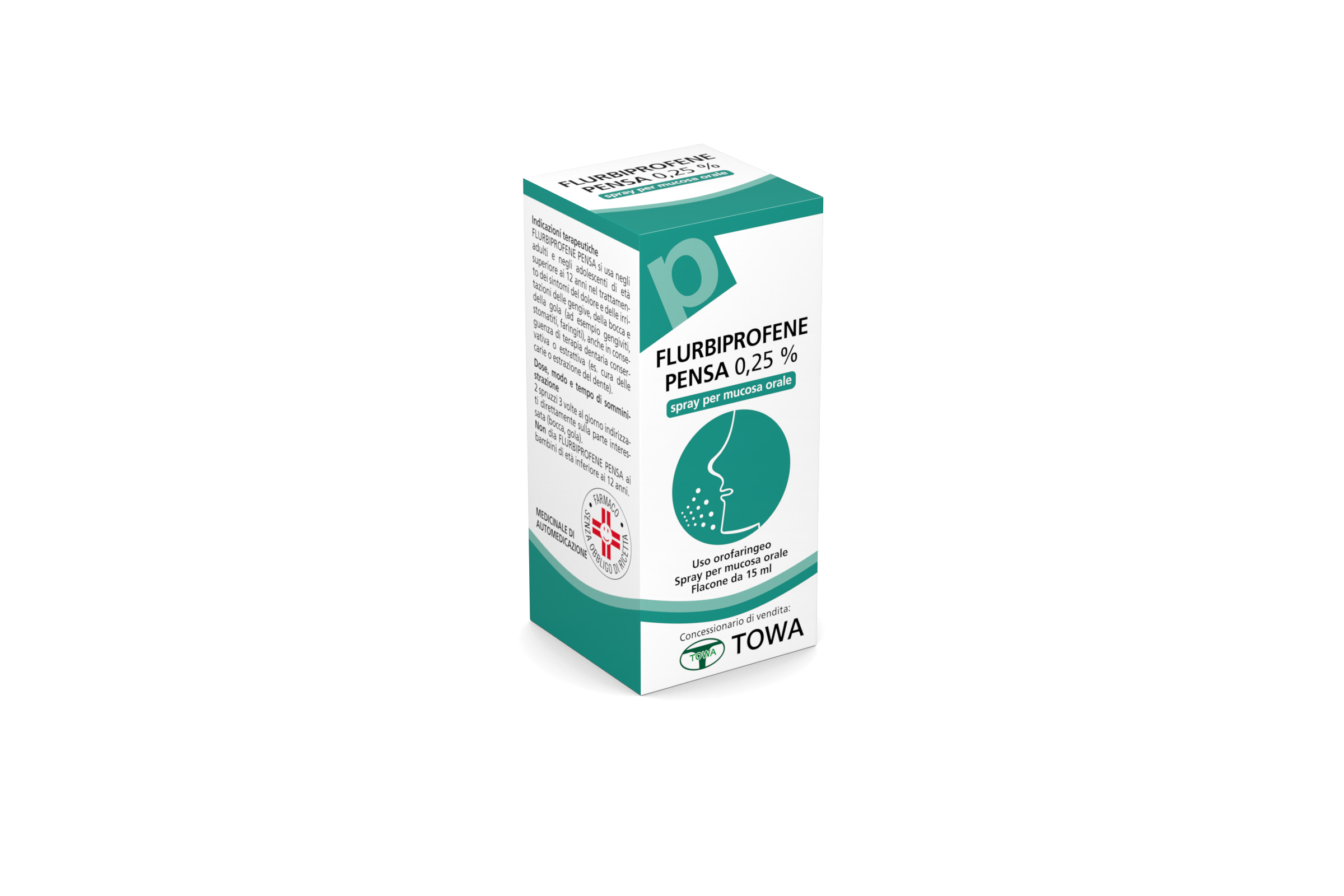 FLURBIPROFENE PE*OS SPRAY 15ML - Luckyfarma.it