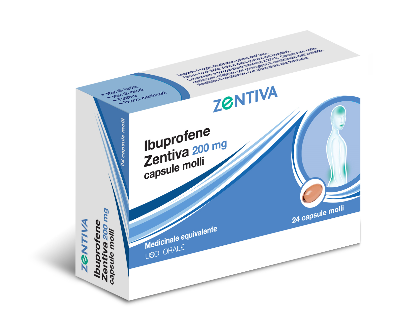 IBUPROFENE ZEN*24CPS MOL 200MG - Luckyfarma.it