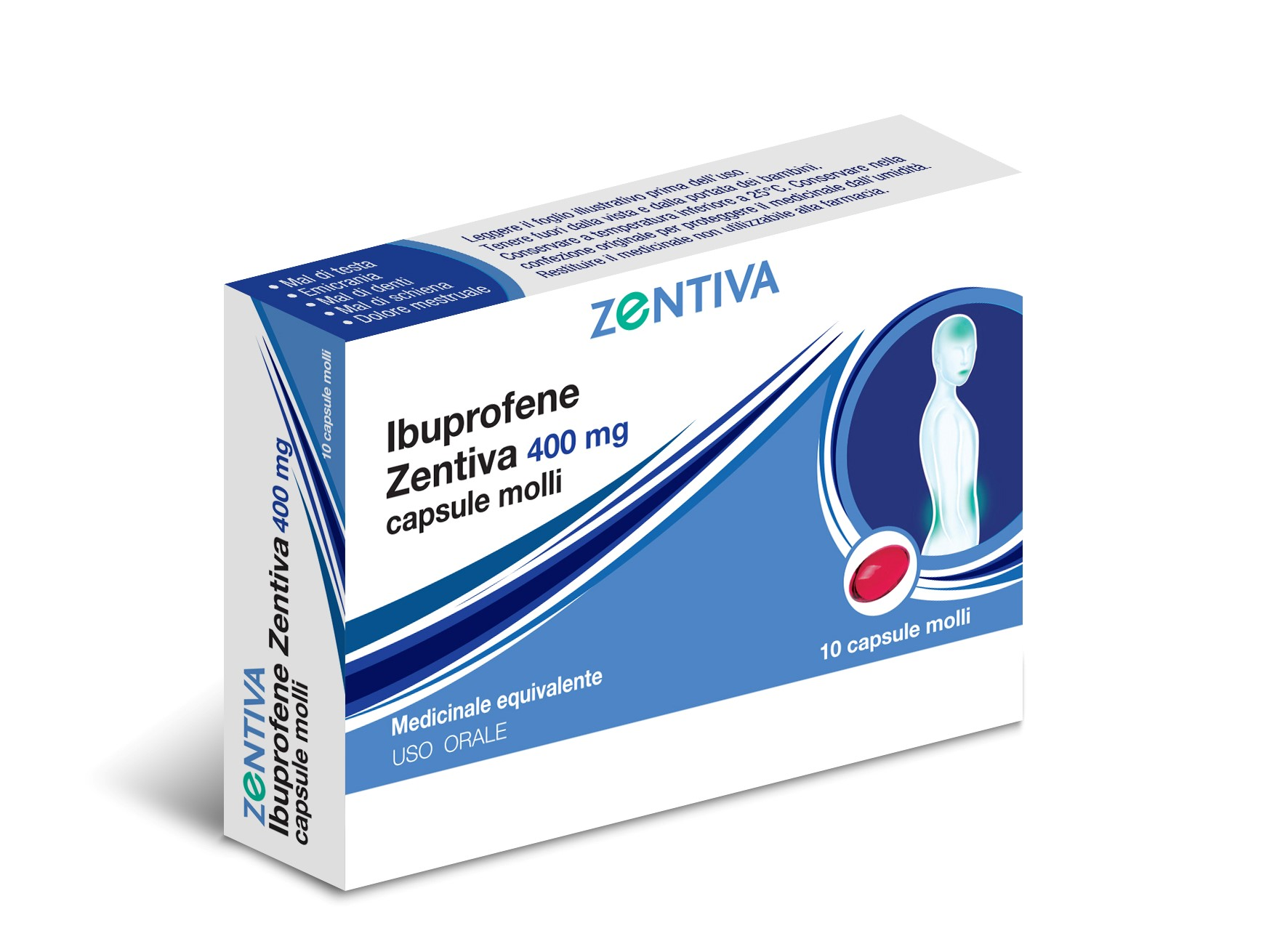 IBUPROFENE ZEN*10CPS MOL 400MG - Luckyfarma.it