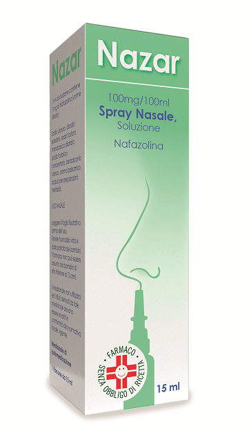 NAZAR*SPRAY NAS 15ML 100MG/100 - Luckyfarma.it
