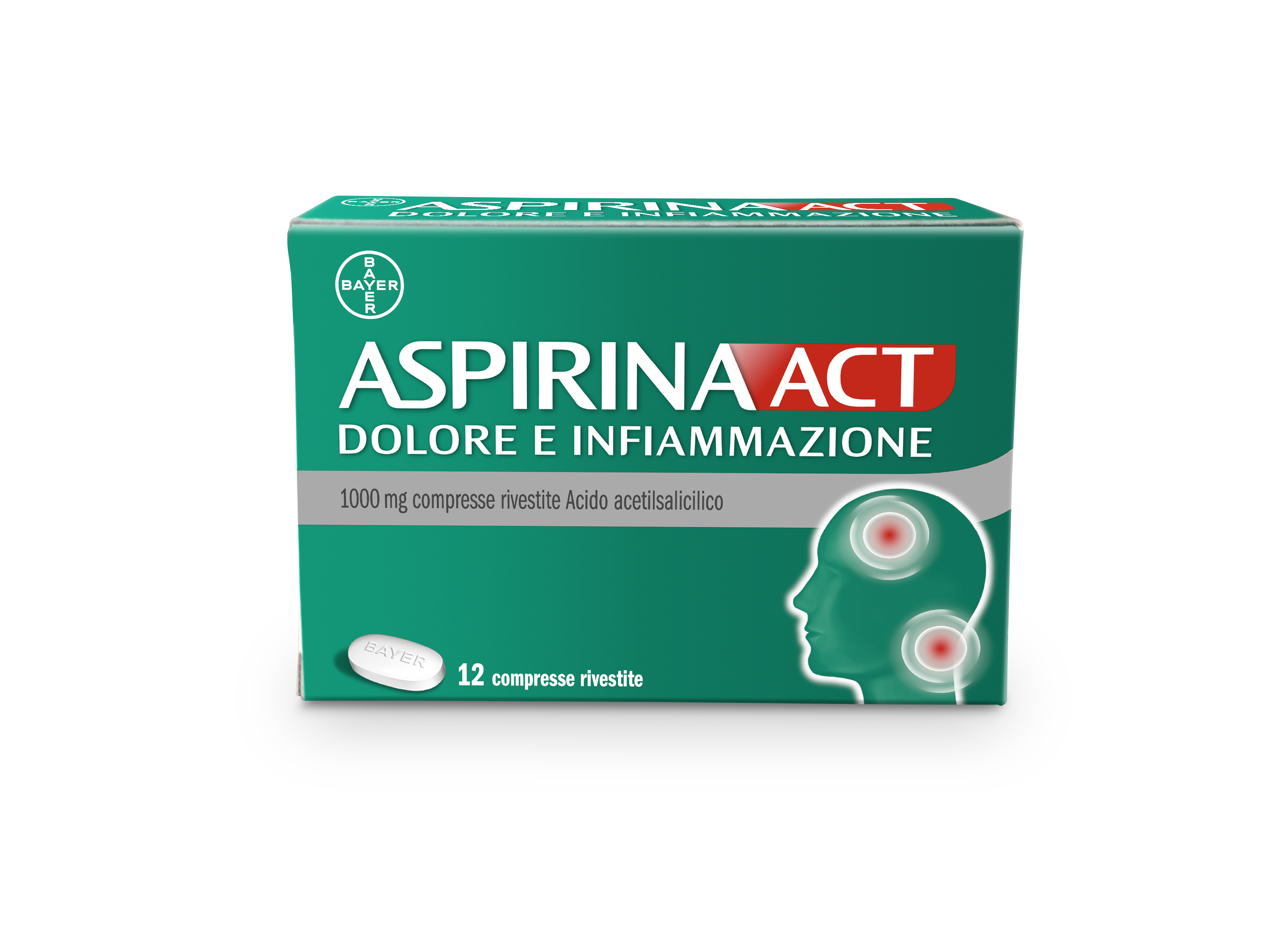 ASPIRINAACT DOL INF*12CPR 1G - Luckyfarma.it