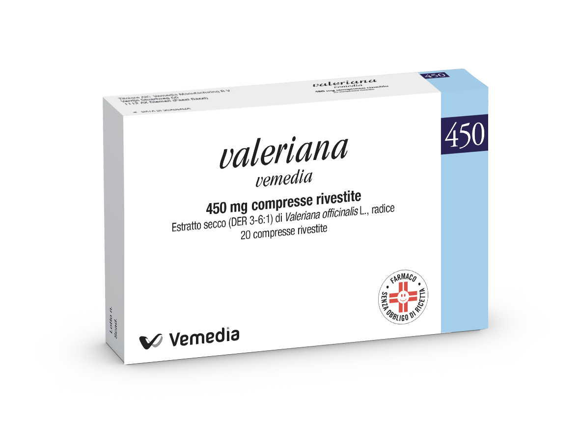 VALERIANA VEMEDIA*20CPR RIV450 - Luckyfarma.it