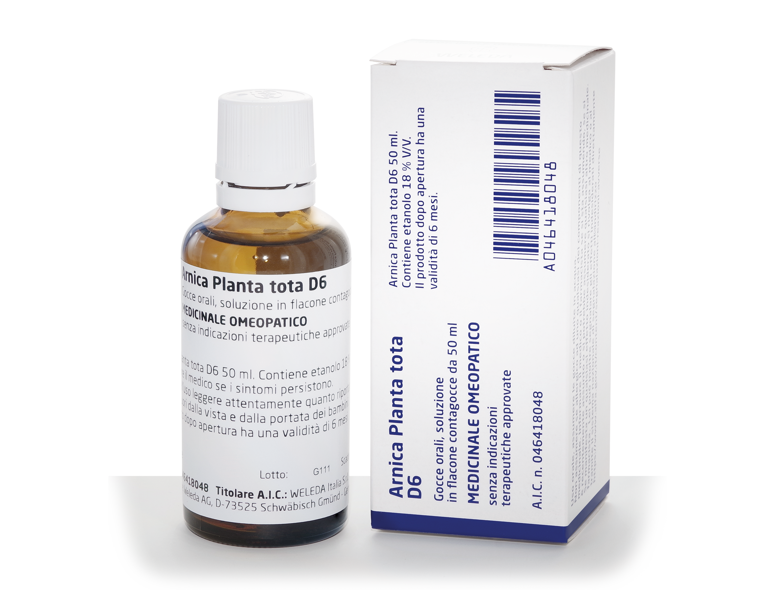 ARNICA PLANTA TOTA*D6 GTT 50ML - Luckyfarma.it