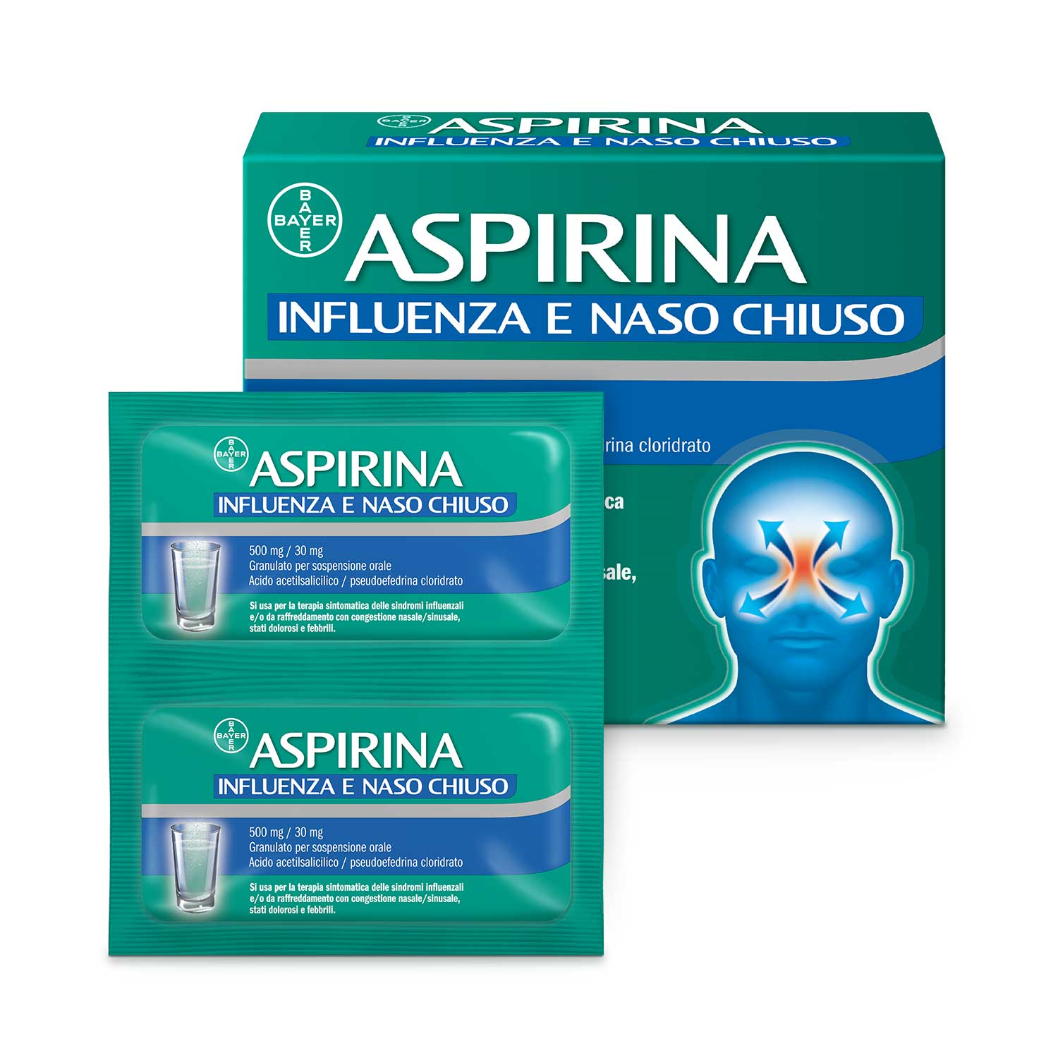 ASPIRINA INFLUENZA E NASO C*10 - Luckyfarma.it