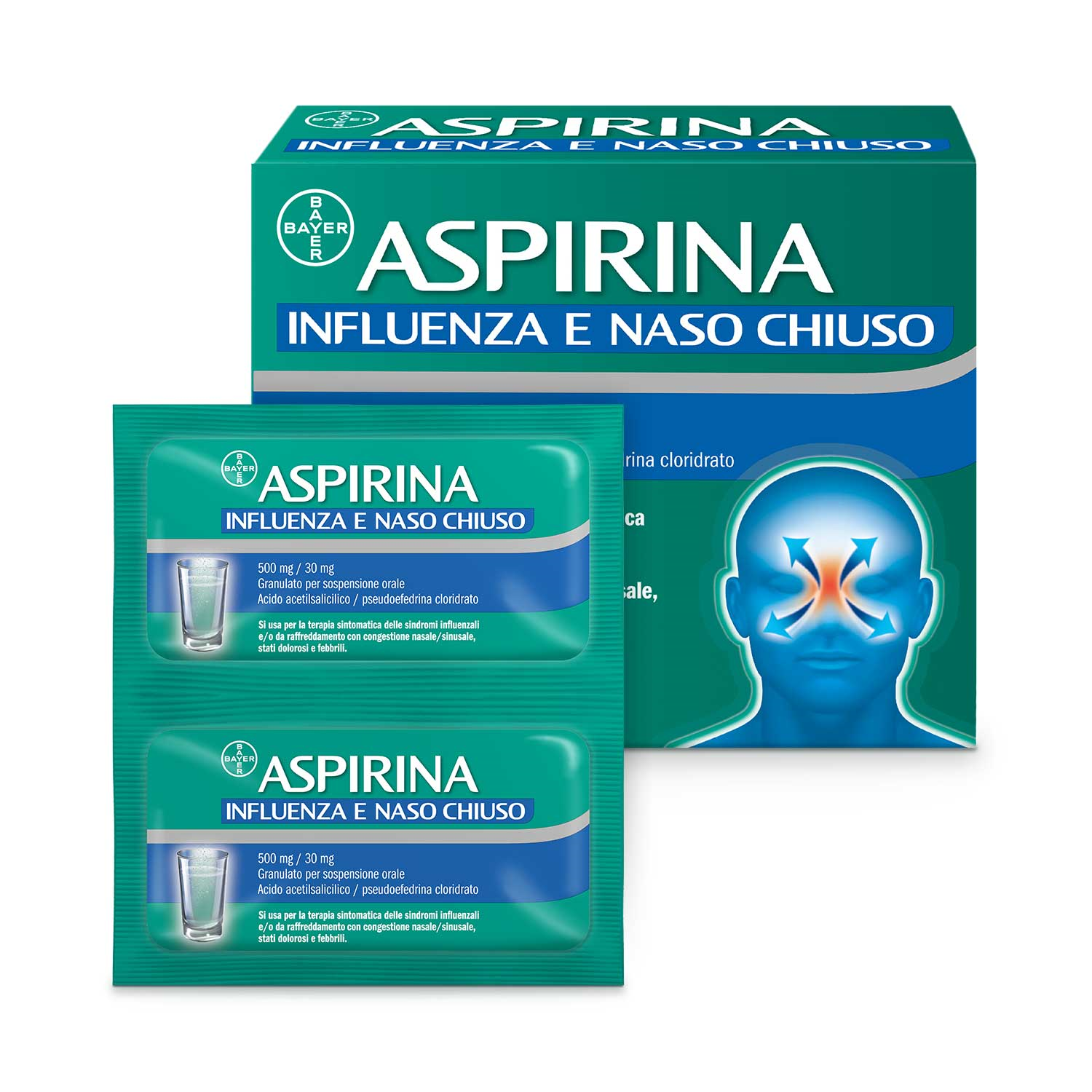 ASPIRINA INFLUENZA E NASO C*20 - Luckyfarma.it
