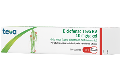 DICLOFENAC TEVA*GEL 60G 10MG/G - Luckyfarma.it