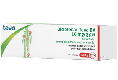 DICLOFENAC TEVA*GEL120G 10MG/G - Luckyfarma.it
