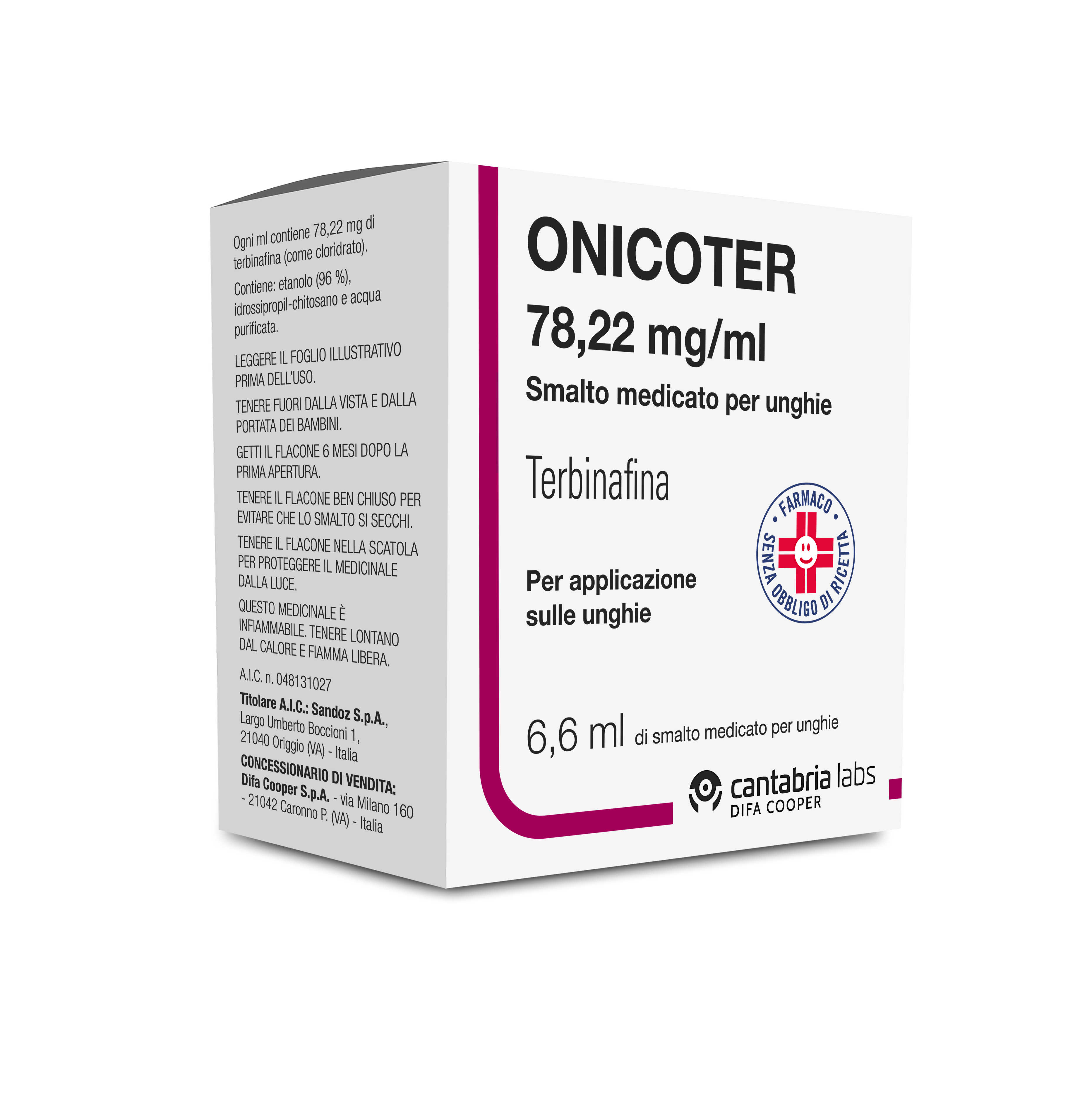 ONICOTER*SMALTO MED 1FL 6,6ML - Luckyfarma.it
