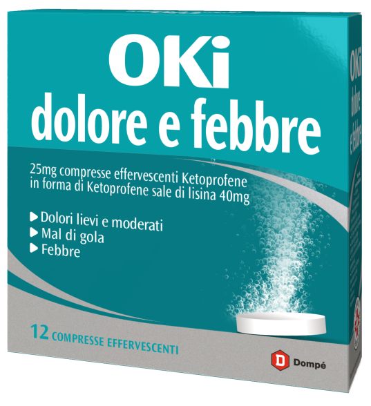 OKI DOLORE E FEBBRE*12CPR EFF - Luckyfarma.it