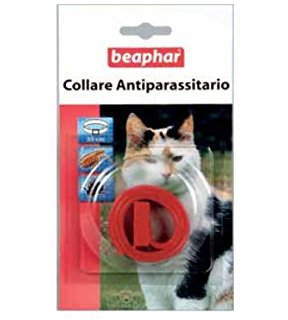 COLLARE ANTIPAR*ROSSO GATTO - Luckyfarma.it