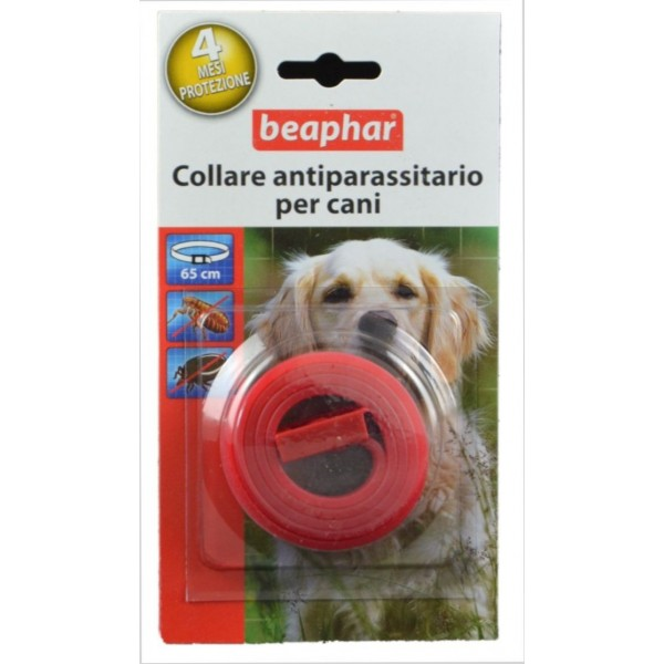 COLLARE ANTIPAR*ROSSO CANE65CM - Luckyfarma.it