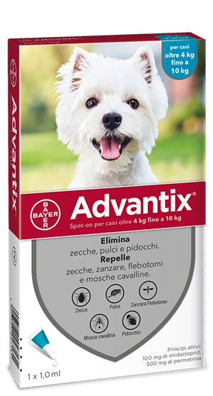 ADVANTIX SPOT ON*1PIP 4-10KG - Luckyfarma.it