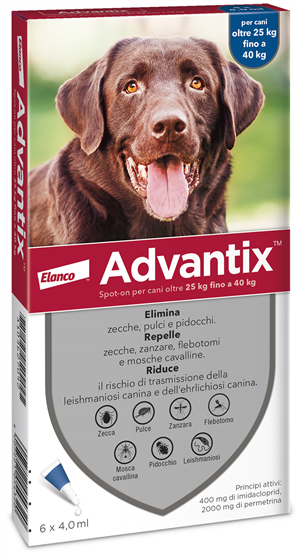 ADVANTIX SPOT ON*6PIP 25-40KG - Luckyfarma.it