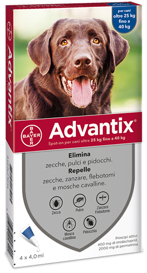 ADVANTIX SPOT ON*4PIP 25-40KG - Luckyfarma.it