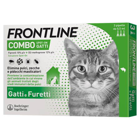 FRONTLINE COMBO*3PIP GATTI/FUR - Luckyfarma.it