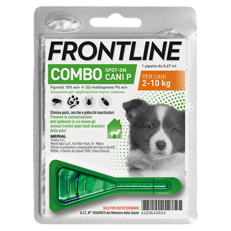 FRONTLINE COMBO*1PIP 2-10KG CA - Luckyfarma.it