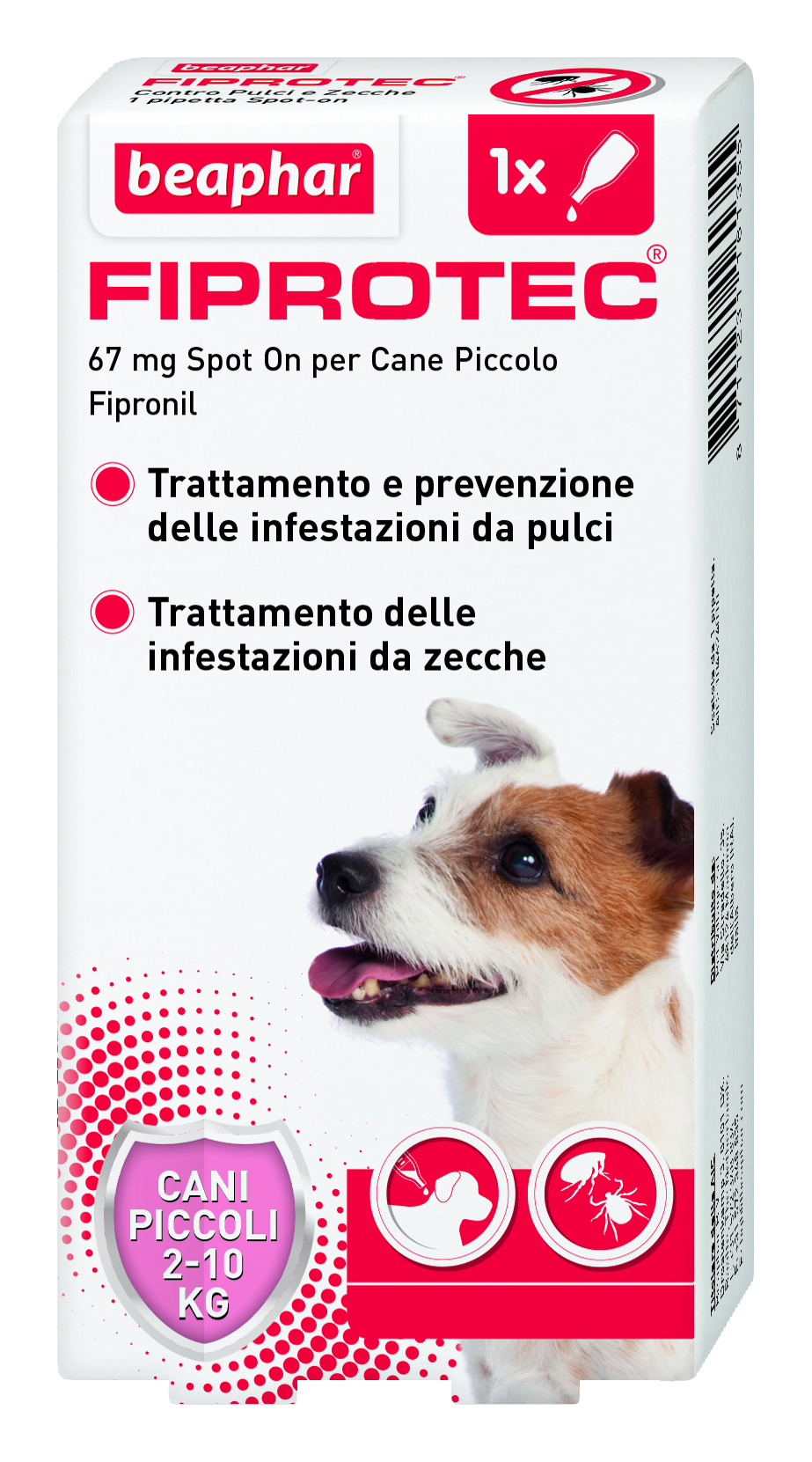 FIPROTEC*1PIP 2-10KG CANI - Luckyfarma.it