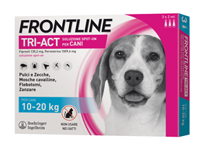 FRONTLINE TRI-ACT*3PIP 10-20KG - Luckyfarma.it