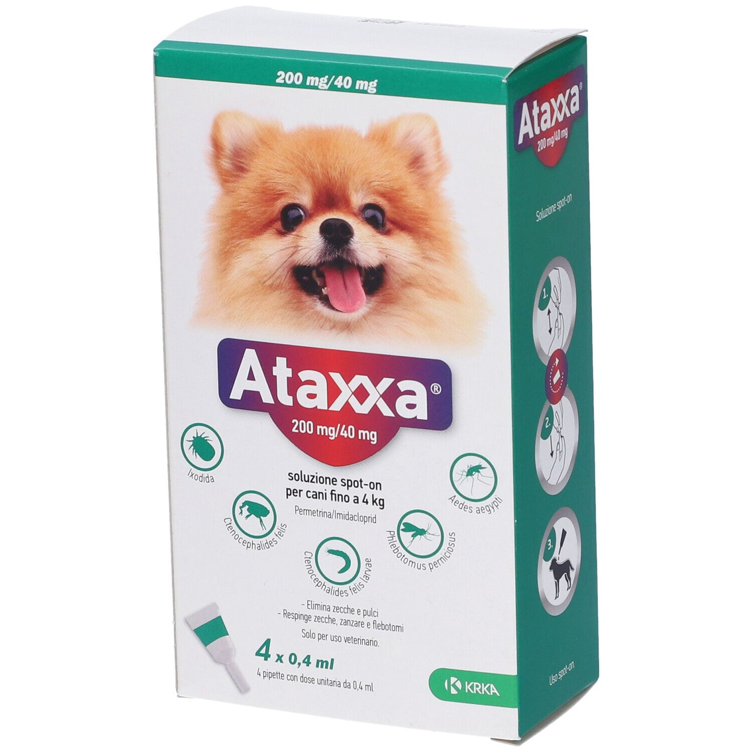 ATAXXA SPOTON*4PIP 0-4KG - Luckyfarma.it