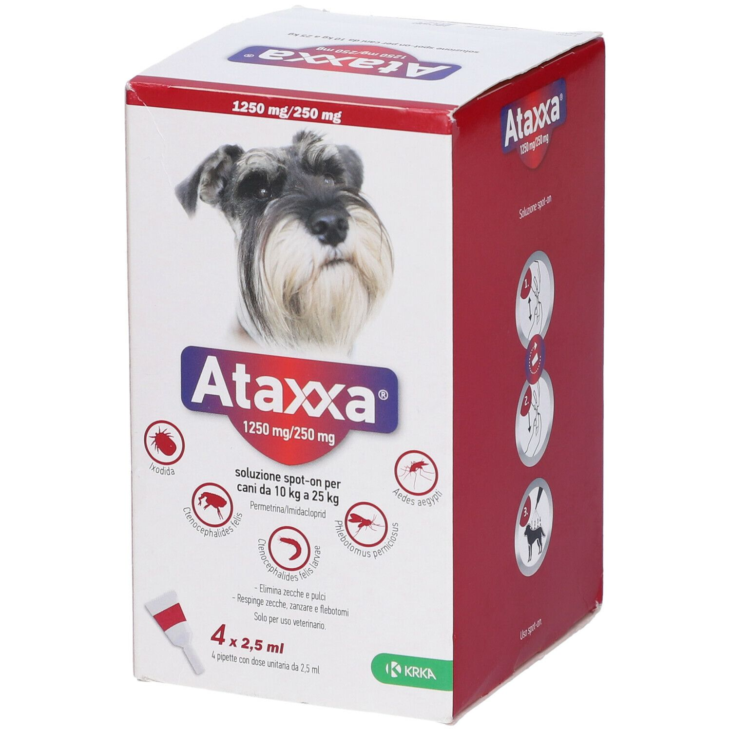 ATAXXA SPOTON*4PIP 10-25KG - Luckyfarma.it