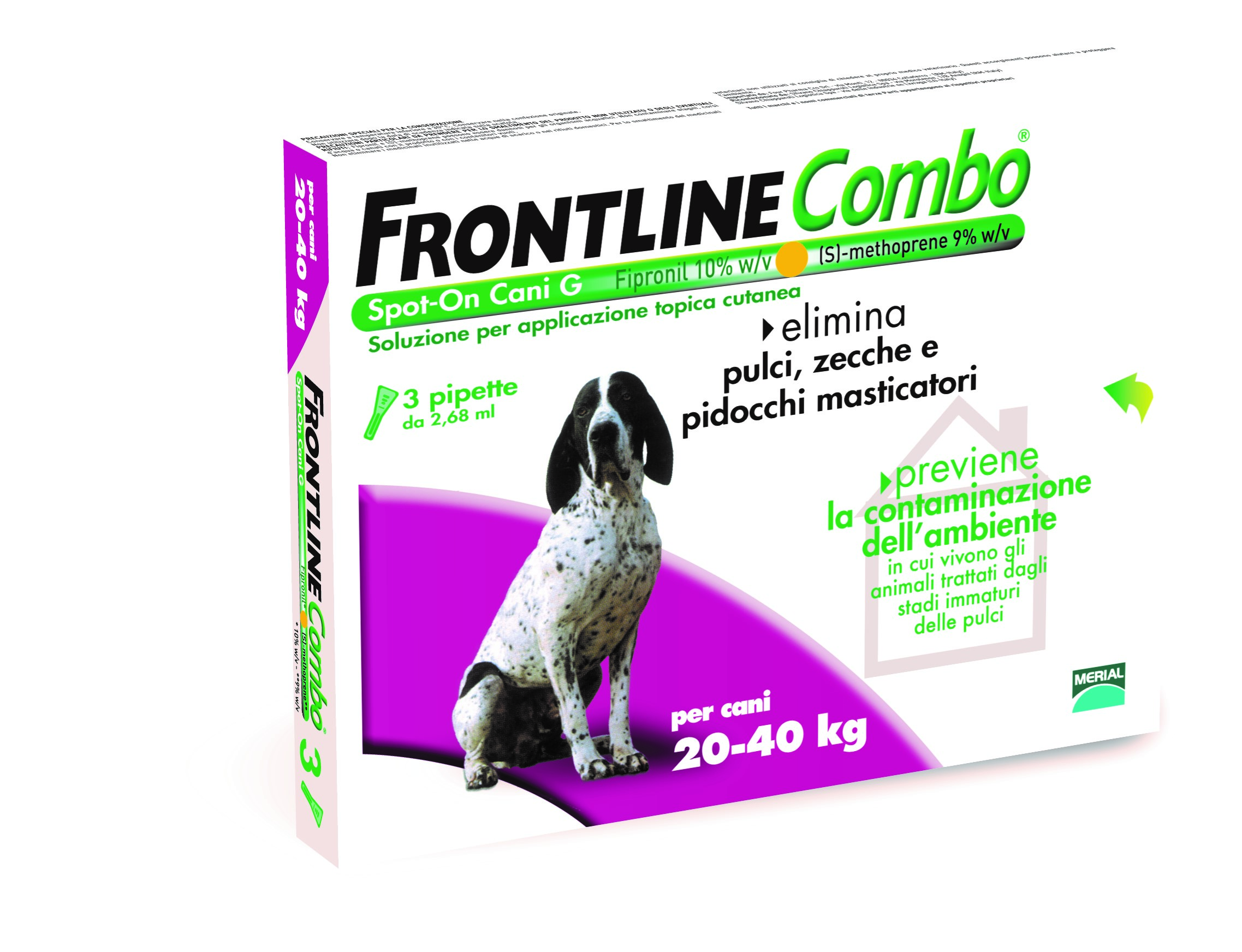 FRONTLINE COMBO*3PIP 20-40KG C - Luckyfarma.it