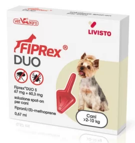 FIPREX DUO S*1PIP 2-10KG CANI - Luckyfarma.it